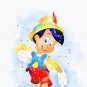 Digital files, Pinocchio Disney Set print, poster watercolor nursery room decor