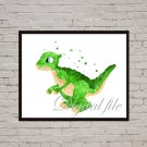 Digital file, Land Before Time Ducky Disney print, poster watercolor nursery room home decor