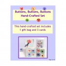 Buttons Hand Crafted Gifting Set Paper Craft Projects