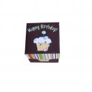 Cupcake Happy Birthday Gift Box Template PDF Instant Download