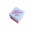 Happy Sweetest Day Hot Lips Gift Box Template PDF Instant Download