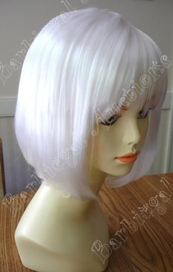 short white wig costume