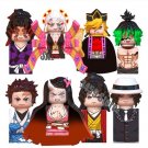 8pcs/set Demon Slayer Daki Giyuutarou Douma Kibutsuji Muzan Anime Toy Minifigure Block
