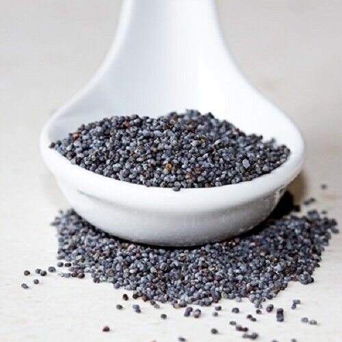 100 gms - ORGANIC WHOLE BLUE POPPY SEEDS - Dried Blue Poppy Seeds