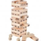 CTFFNIKPJM245 Wooden Domino Toy Tower Wood Building Blocks Toy 54pcs