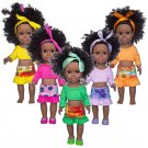 African 14 Inch Doll Simulation Baby Black Doll