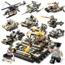 Military Tank Eight in One Building Block Toy