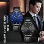 Men's Business Watch Fashion Simple Student Watch Three-Piece Quartz Belt Watch