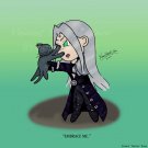 Villains x Cats Sephiroth print