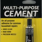 Multi-Purpose Cement 0.5oz tube All Purpose Adhesive Glue Household Repairs