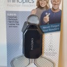 ThinOptics Always With You Black Reading Glasses w/Keychain Case