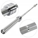 7ft Steel Double Copper Sleeve Threaded Non-slip Curved Barbell