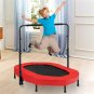 Foldable Rebounder 2-Person Trampoline with Adjustable Handle