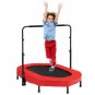 Foldable Rebounder 2-Person Trampoline with Adjustable Handle