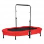 Foldable Rebounder 2-Person Trampoline with Adjustable Handle