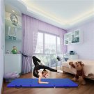 55"x24"x1.2" Tri-fold Gymnastics Yoga Mat with Hand Buckle Blue
