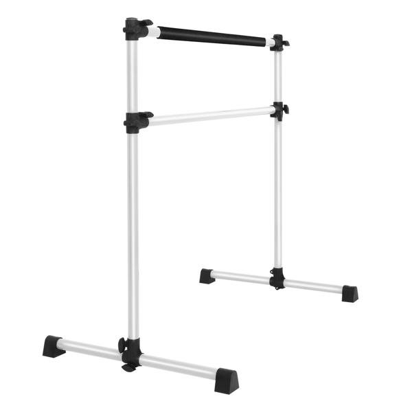 Double-Decked Liftable Home Dance Studio Ballet Pole Yoga Stretching Pole White