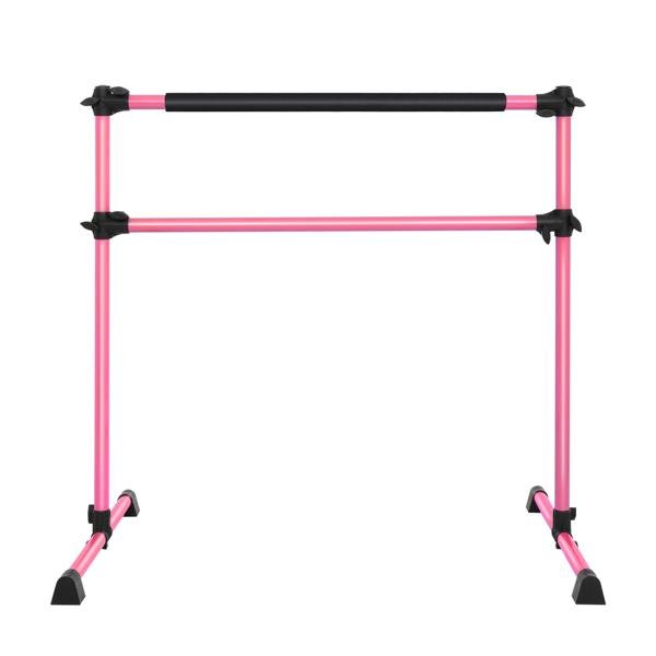 Double-Decked Liftable Home Dance Studio Ballet Pole Yoga Stretching Pole Pink