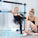 Double-Decked Liftable Home Dance Studio Ballet Pole Yoga Stretching Pole Blue