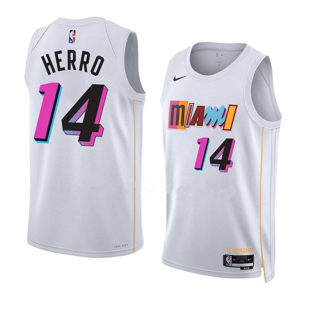 Men & Youth #14 Tyler Herro Miami Heat 2022-23 City Edition Mashup Vol ...