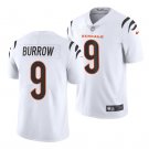 Men & Youth #9 Joe Burrow Cincinnati Bengals Color Rush Vapor Limited White Stitched Jersey