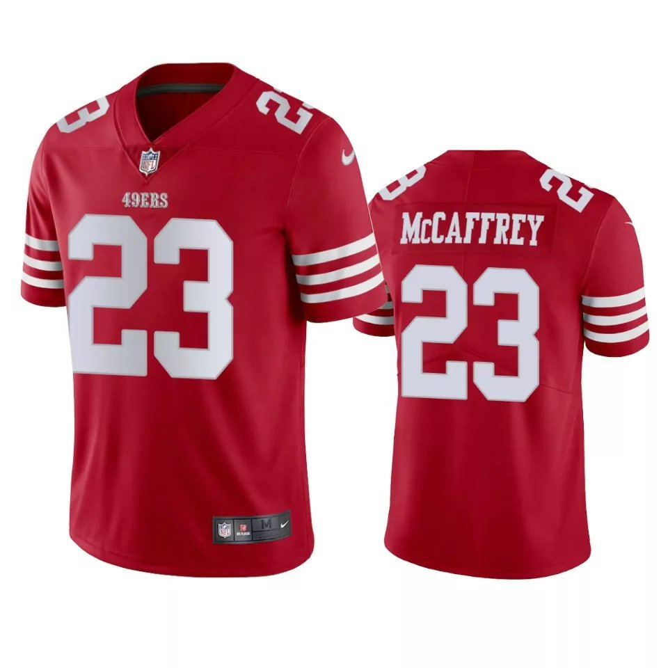 San Francisco 49ers Christian McCaffrey #23 Jersey Color Rush