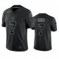 Men & Youth #7 Trevon Diggs Dallas Cowboys Black Reflective Limited Jersey