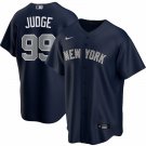 Men & Youth #99 Aaron Judge New York Yankees Cool Base Navy Blue Alternate Jersey