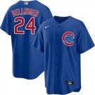 Men & Youth #24 Cody Bellinger Chicago Cubs Blue Alternate Cool Base Jersey