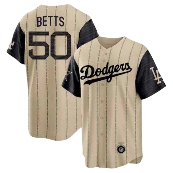 Los Angeles Dodgers YOUTH Mookie Betts #50 jersey stitched for