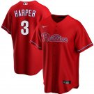 Men & Youth #3 Bryce Harper Philadelphia Phillies Alternate Cool Base Red Jersey