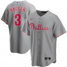Men & Youth #3 Bryce Harper Philadelphia Phillies Gray Road Cool Base Jersey
