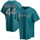 Men & Youth #44 Julio Rodriguez Seattle Mariners Cool Base Green Jersey