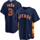 Men & Youth #3 Jeremy Peña Houston Astros Alternate Cool Base Navy Blue Jersey