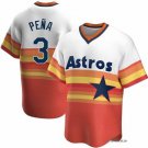 Men & Youth #3 Jeremy Peña Houston Astros Cool Base Orange Jersey