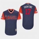 Men's #17 Shohei Ohtani Los Angeles Angels Players Weekend Navy Jersey