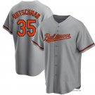 Men & Youth #35 Adley Rutschman Baltimore Orioles Gray Away Cool Base Jersey