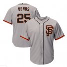 Men & Youth #25 Barry Bonds San Francisco Giants Cool Base Gray Jersey
