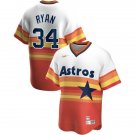 Men & Youth #34 Nolan Ryan Houston Astros Rainbow Orange Jersey
