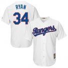 Men & Youth #34 Nolan Ryan Texas Rangers Throwback White Jersey