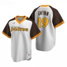 Men & Youth #19 Tony Gwynn San Diego Padres White Cooperstown Home Jersey