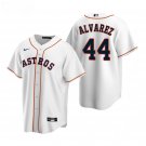 Men & Youth #44 Yordan Alvarez Houston Astros White Home Cool Base Jersey