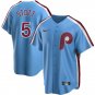 Men & Youth #5 Bryson Stott Philadelphia Phillies Cool Base Power Blue Jersey