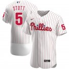 Men & Youth #5 Bryson Stott Philadelphia Phillies White Home Flex Base Jersey