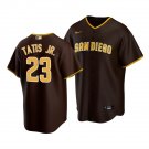 Men & Youth #23 Fernando Tatis Jr. San Diego Padres Gray Road Cool Base Jersey