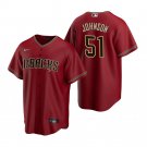 Men & Youth #51 Randy Johnson Arizona Diamondbacks Cool Base Red Jersey