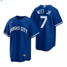 Men & Youth #7 Bobby Witt Jr Kansas City Royals Blue Alternate Cool Base Jersey