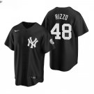 Men & Youth #44 Anthony Rizzo New York Yankees Black Fashion Cool Base Jersey