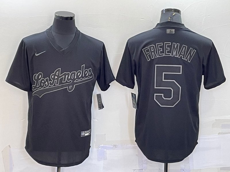 Men's Dodgers Freddie Freeman Inverted Legend Jersey Black