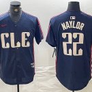 Men's Cleveland Guardians Josh Naylor Navy 2024 City Connect Limited Jersey